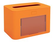 Zásobník ubrousků skládaných Interfold Superior Ready Table, stolní, antibakteriální, oranžový
