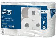 Toaletní papír v konvenční roli Tork Premium, 34,7 m, T4