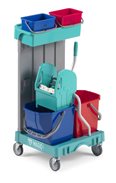 Vozík úklidový Mini Magic 300B, 2 x 4 l