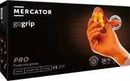 Rukavice Go Grip, nitrilové, oranžové, 50 ks, M