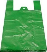 Tašky HDPE 10 kg, 30 x 17 x 53 cm, zelené, 100 ks